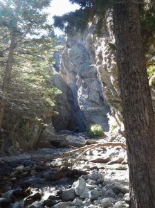 Approach to Zapata Falls