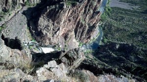 View down to the Gunnison River