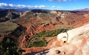 Overlook of Fruita and Waterpocket Fold