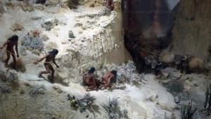 Early inhabitants on the hunt