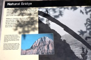 Natural Bridge Sign