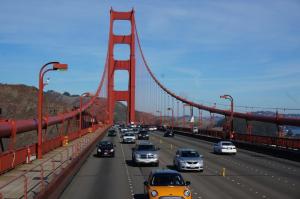 Crossing the Golden Gate Bridge