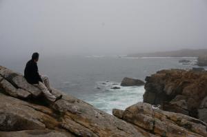 John in his Element - mesmerized by the waves