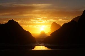 Harris Beach sunset