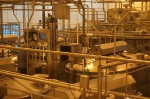 Separating curds and whey