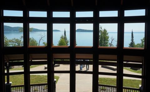 View from visitor center