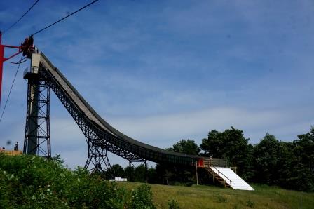 The tower and ski jump