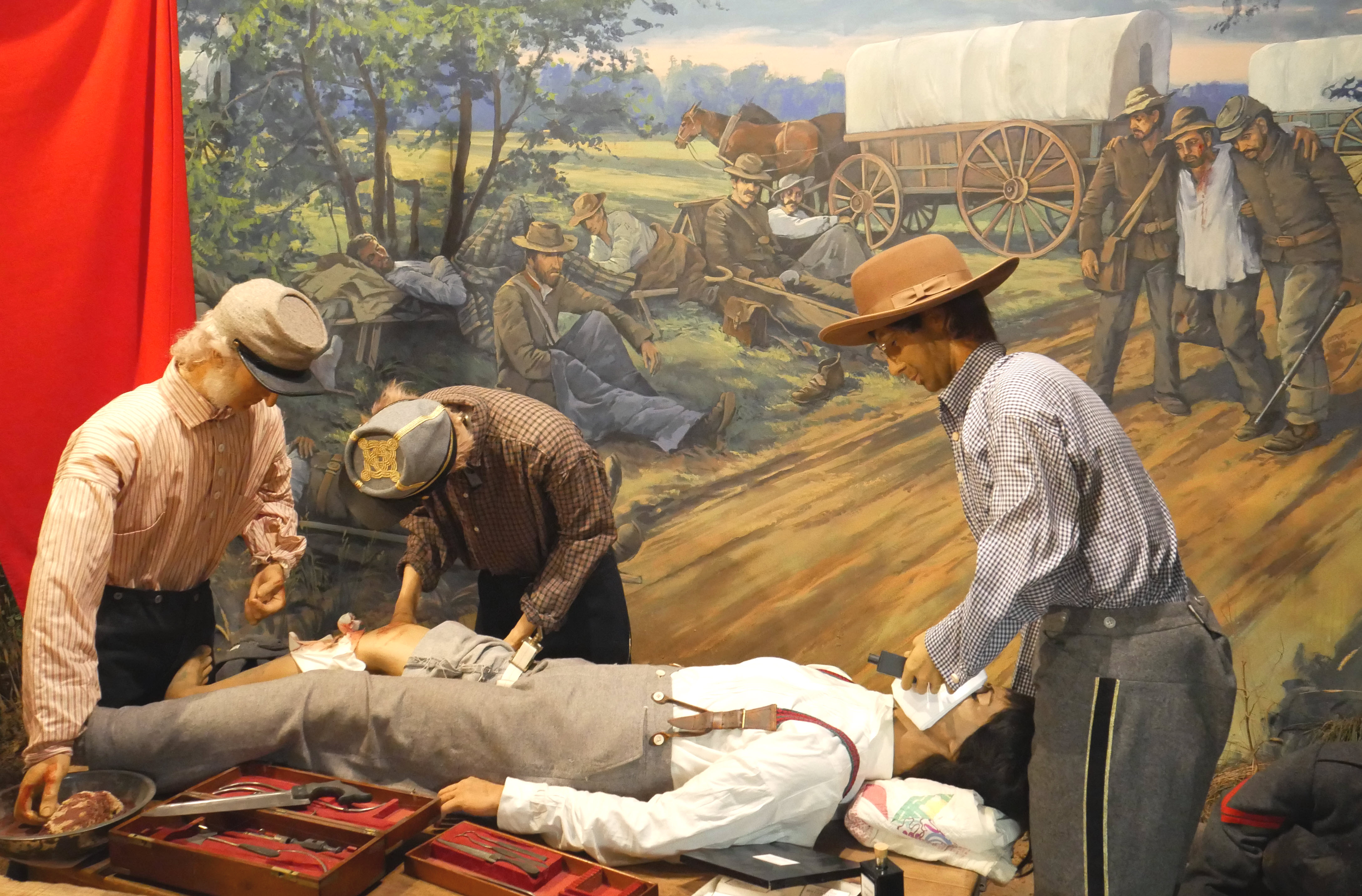 Confederate field hospital